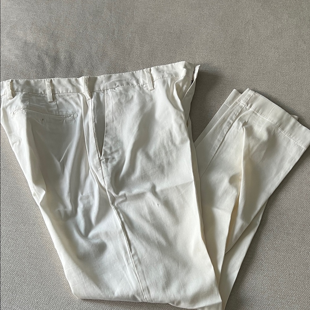 Brooks Brothers Men's Off-White Chinos